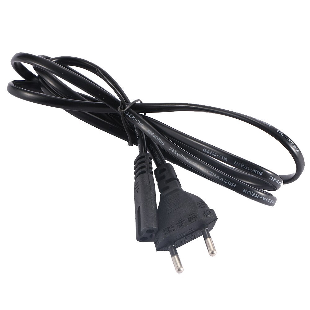 [DEV-9177] KABEL 2PIN EU EURO MALE PLUG TO POWER AC CORD IEC FEMALE C7 1.2METER