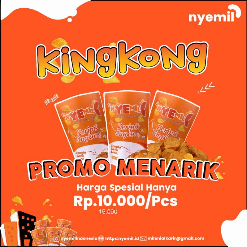 

Kingkong ( Keripik Singkong ) By.Nyemil Khas Serang