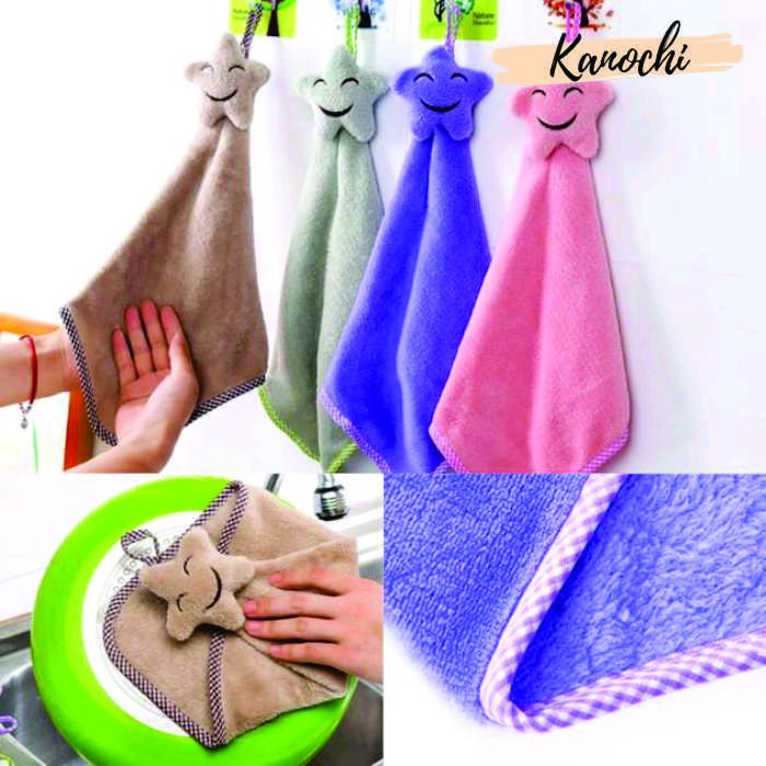 Lap handuk tangan star bintang Star Hand Towel Kain Lap tangan