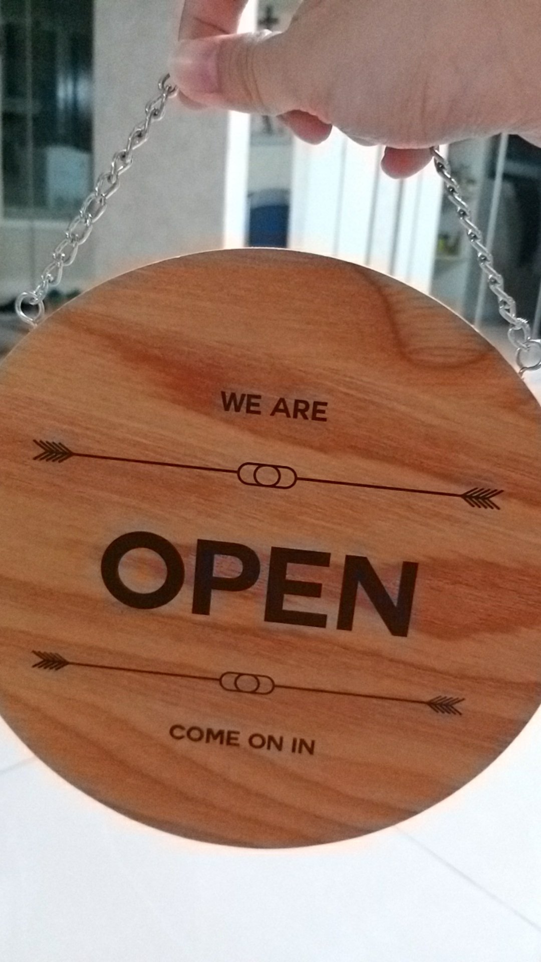 Papan Tanda Open Close - Sign System Toko - Pintu Toko