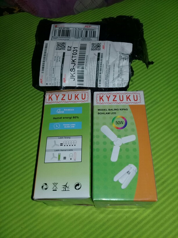 Lampu Model Baling Kipas Bohlam Led 50w