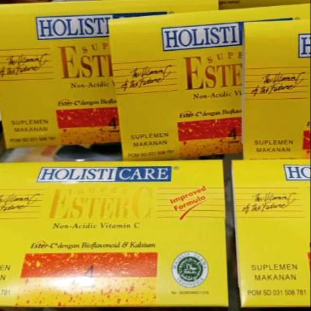 ESTER C / VITAMIN C HOLISTICARE STRIP , 1 STRIP ISI 4 TABLET