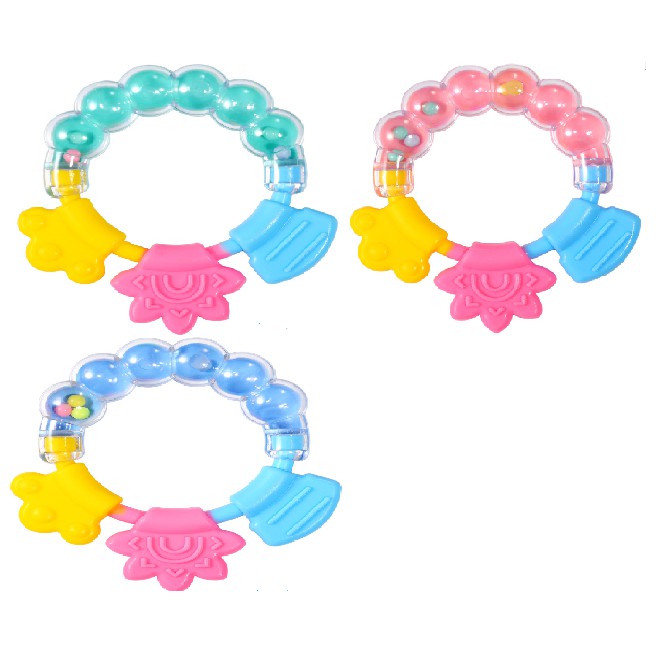 Teether Bayi Mainan Gigitan Gigi Bayi Krincing