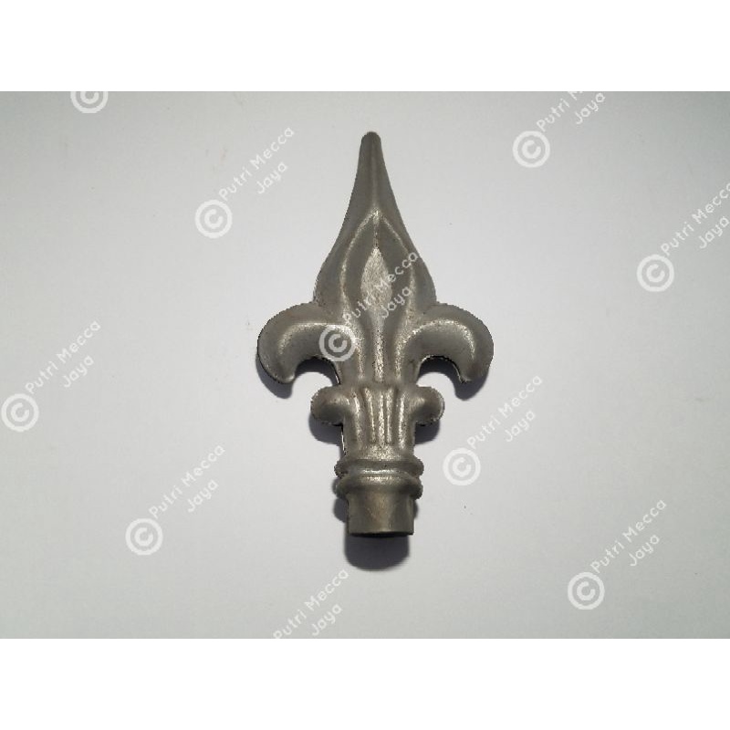 Ornamen Pagar Tombak Model Keraton & Jantung