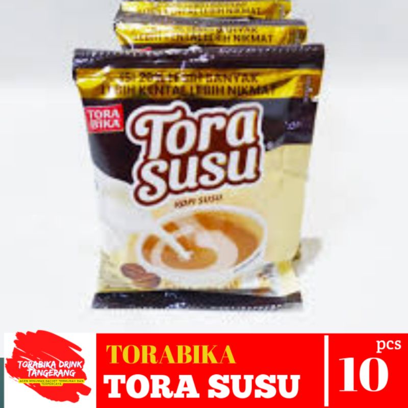 

TORABIKA TORA SUSU ISI 10 Pcs kopi+susu