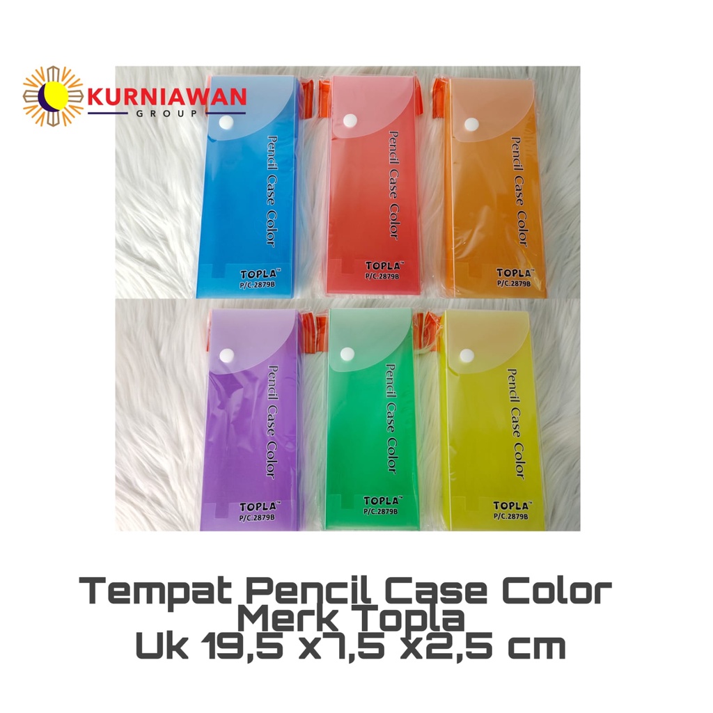 

TOPLA 2897B PLASTIC PENCIL CASE KOTAK TEMPAT PENSIL PLASTIK
