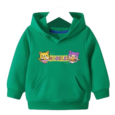 Sweater Anak Noodles Hoodie Anak Fleece Umur 2 - 6 Tahun