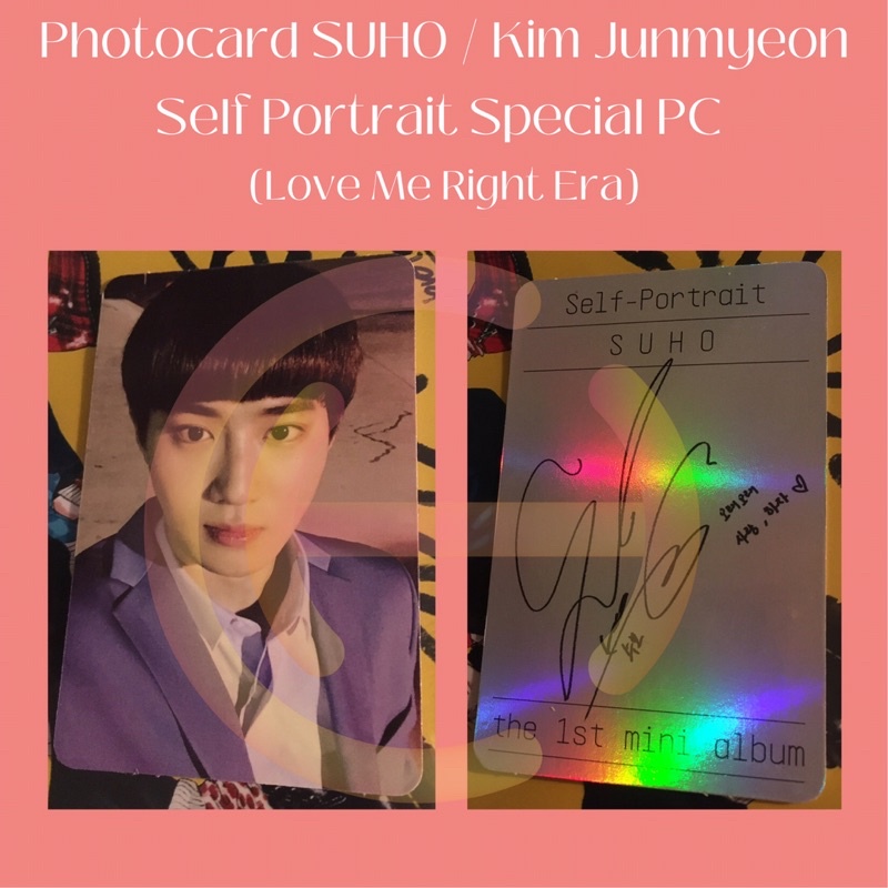 Photocard / PC Official Self Portrait Special SUHO / Kim Junmyeon