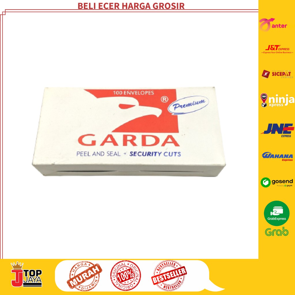 

Amplop Putih Polos Garda Panjang No. 90 isi 100 lembar