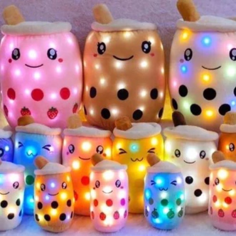 boneka boba led jumbo (READY BONEKA BOBA LED JUMBO RAINBOW/WARNA LED)