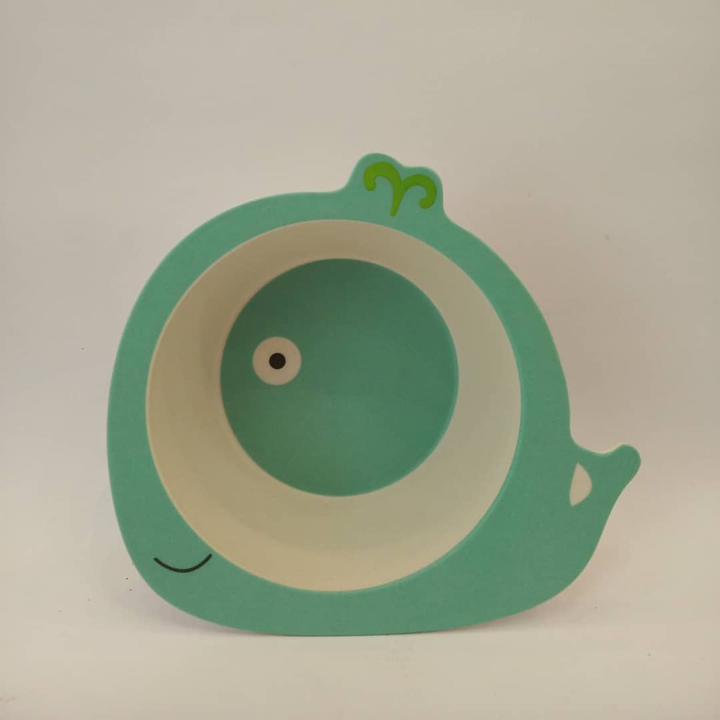 MANGKOK ANAK BAMBOO CHARACTER XY017 WHALE.