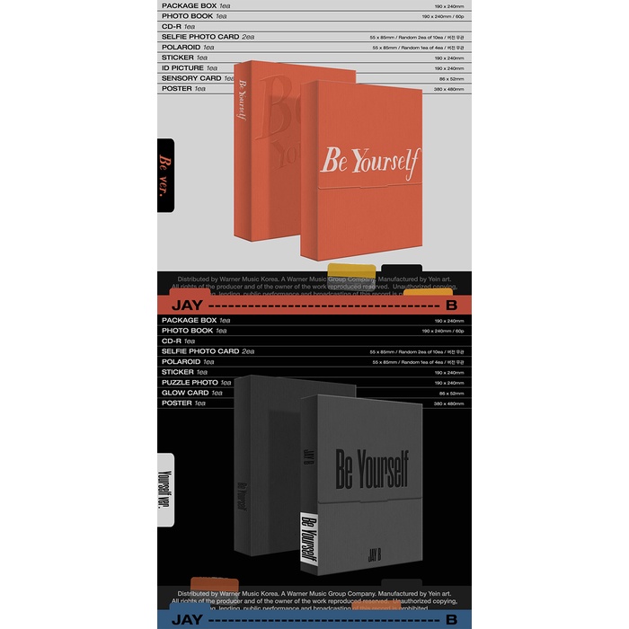 JAY B - 2nd EP Album Be Yourself