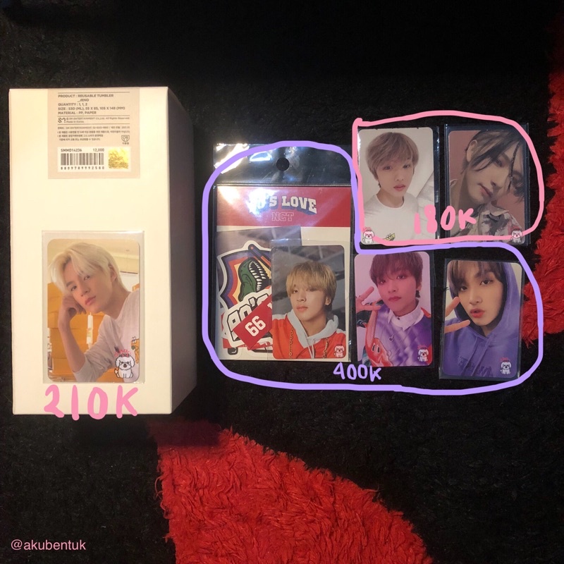 photocard nct renjun chilling photopack sg21 haechan cafe jisung benefit bene pob mumo haechan merch