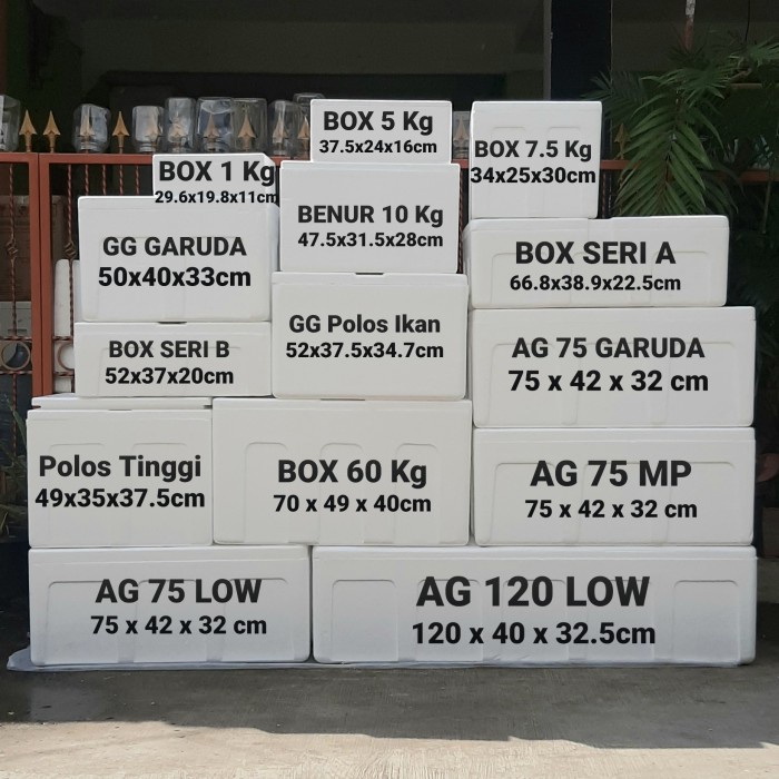 

File-Box- Sterofoam Box Seri A Low 66.8X38.9X22.5 - Plastik -Box-File.