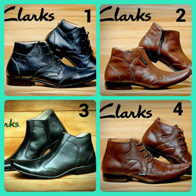 SEPATU BOOTS CLARKS KULIT KERJA PRIA KEREN OUTDOOR