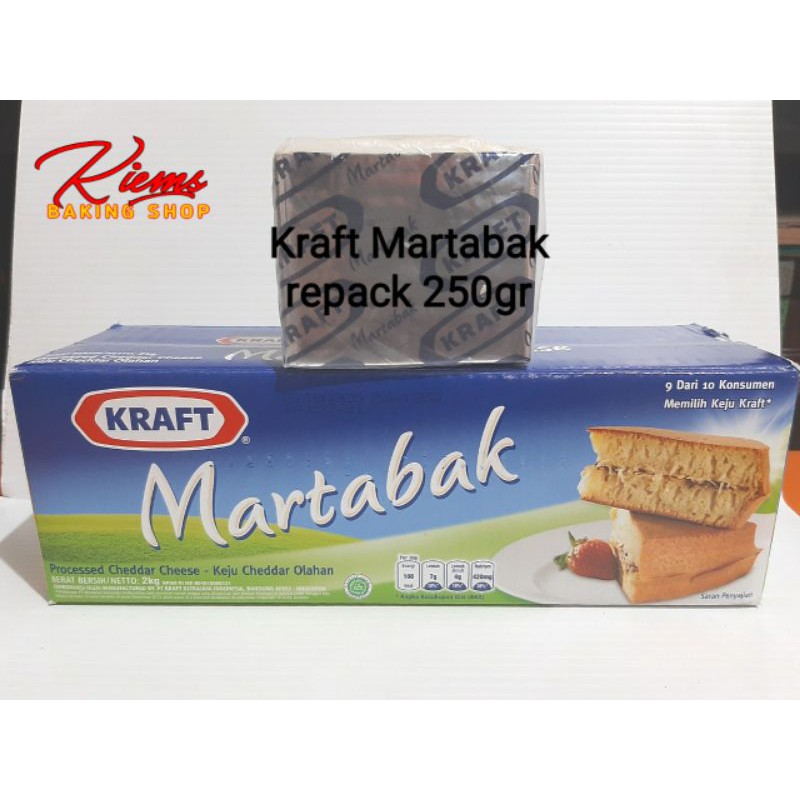 

Keju Kraft Martabak repack 250gr