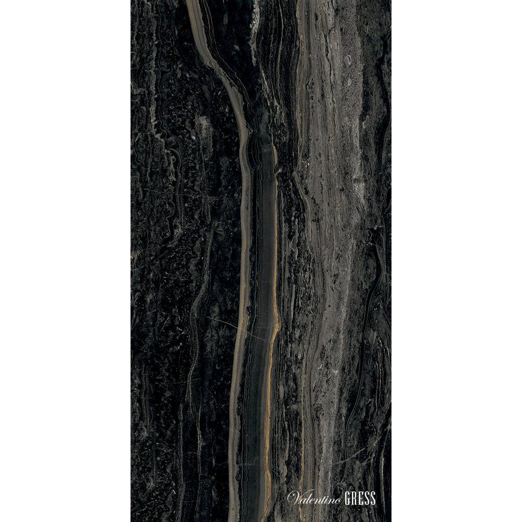 GRANIT VALENTINO GRESS 75X150 CM ASHFORD BLACK INDIA