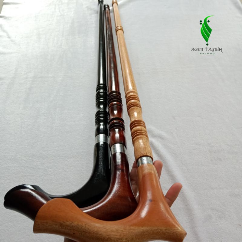 Tongkat Jalan Kayu Walikukun Dan Kayu Johar Panjang 1 Meter