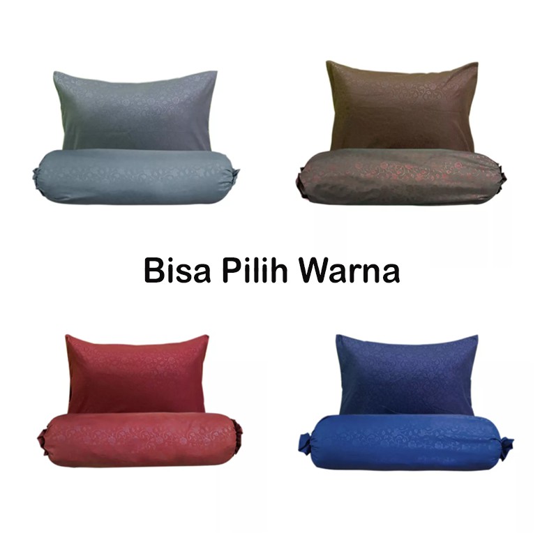 Sarung Bantal &amp; Sarung Guling Polos Embos