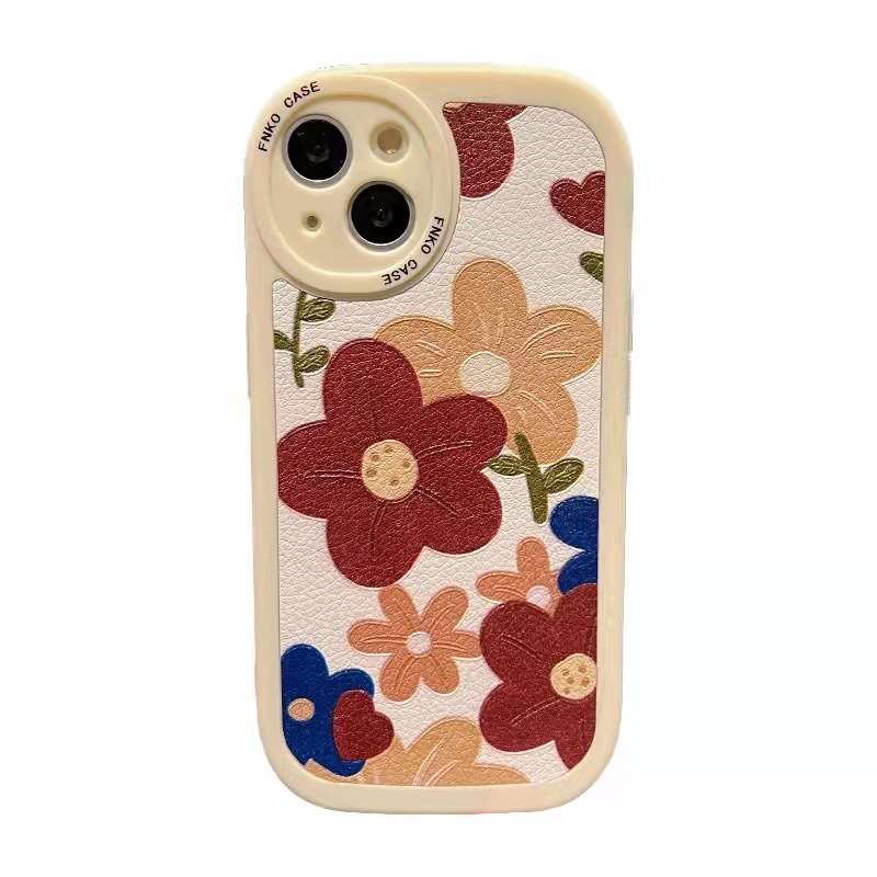 Casing Soft Case Tpu Motif Bunga Untuk iPhone 13 / 13pro / 13prm / 11 / 7Plus / 8Plus / Xr / XS / 13 / 12pro Max