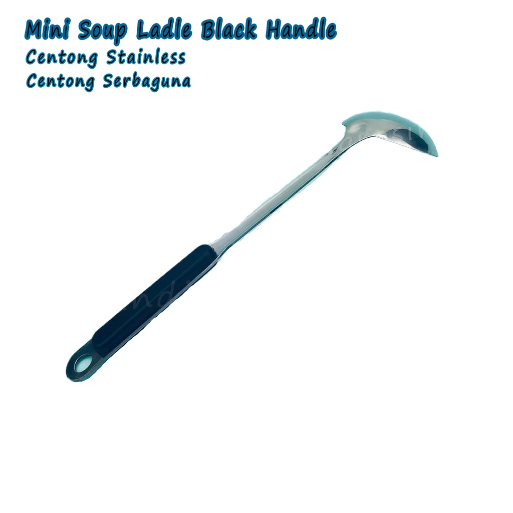 Centong * Stainless * Black * Handle