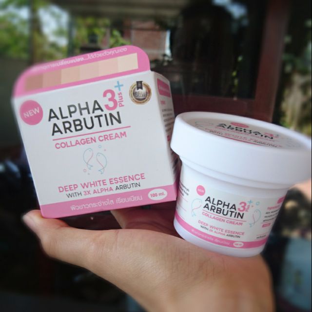 [BPOM] Alpha Arbutin 3 Plus Collagen Deep Essence Whitening Cream Pemutih Wajah - 100ml