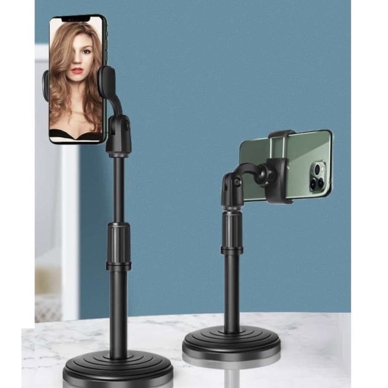 Stand Hp / Holder Handphone Penyangga Broadcasting Putar 360