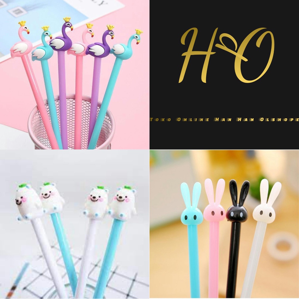 

1 SET ISI 10 PCS Pulpen Flaminggo Crown Pena Bear Putih Pulpen Gel Rabbit Polos PENA FLAMINGO CROWN / FLAMINGO CROWN PEN / ALAT TULIS / PENA / PEN / PULPEN