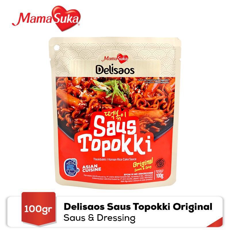 Mamasuka Saus topokki 100 gram | Saus Japchae