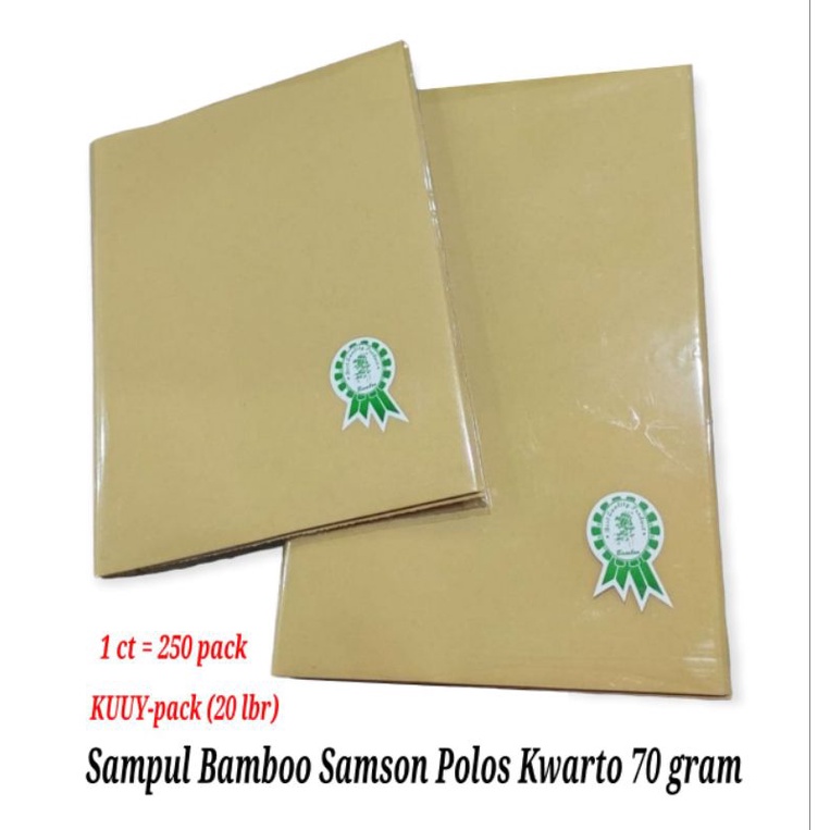 

(20pcs) Sampul Coklat Sampul Craft 70gr BAMBOO SIZE BOXY