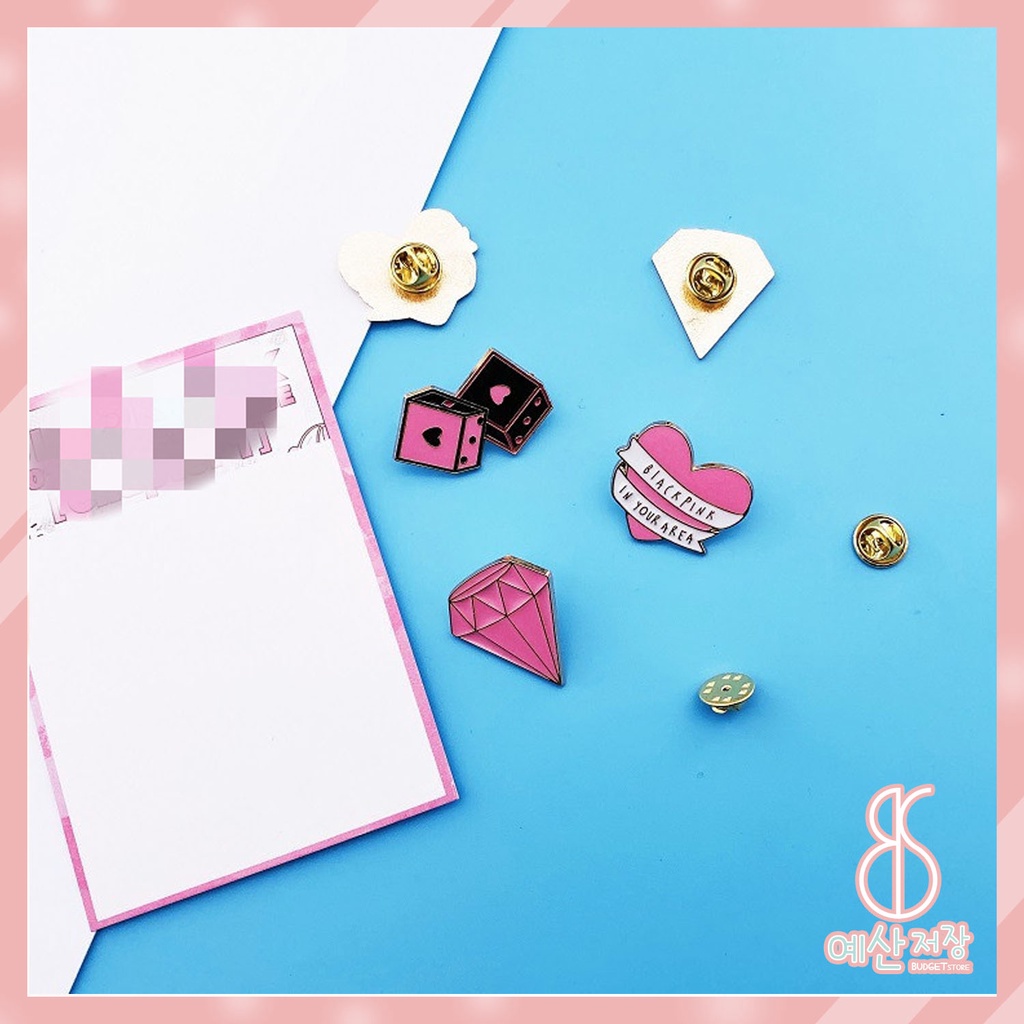 [BS] BISA COD Pin Bros Brooch BTS Blackpink Bag Badge Baju KPOP - KP928