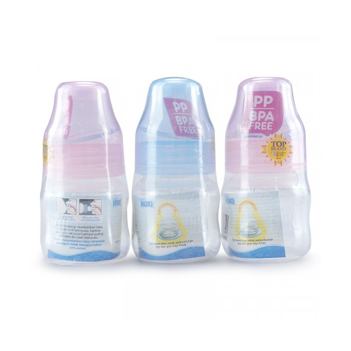 Morinz Huki Baby Botol Susu PP SP - Dot GEPENG