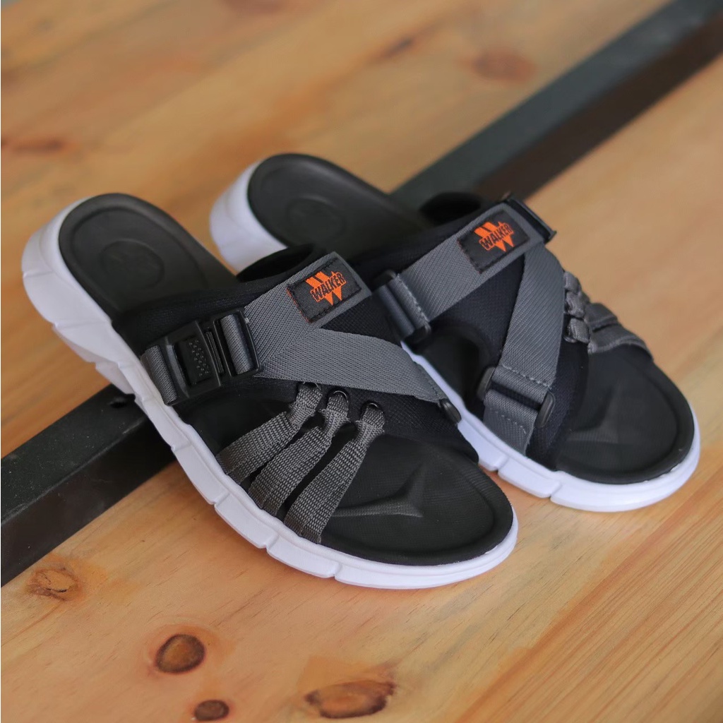 HDS X SANUR - Sandal Slide Pria Sendal Selop Pria Sandal Cowok WALKERS Original Handmade