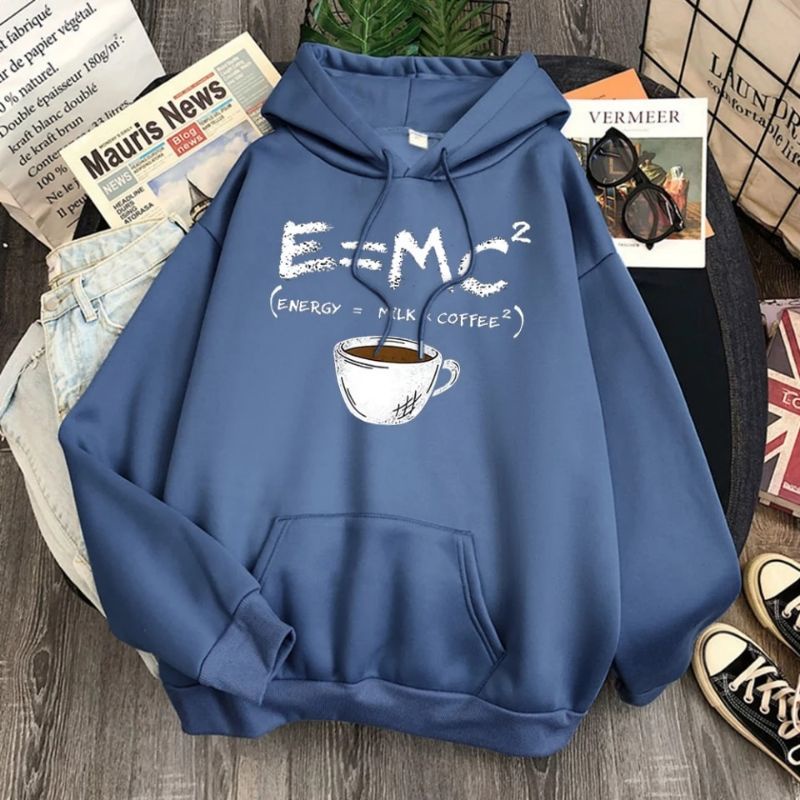 E=MC Sweater hoddie fashion remaja