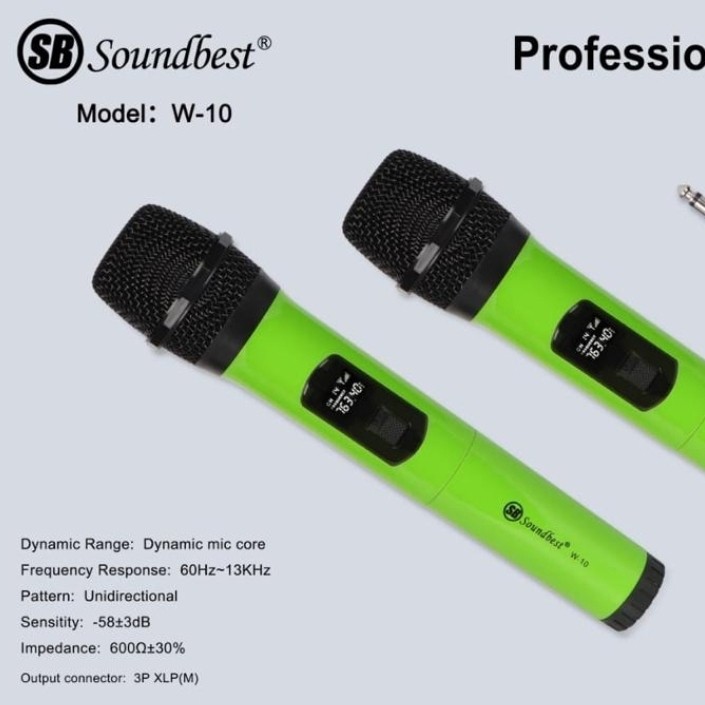 MICROPHONE WIRELESS SOUNDBEST W10