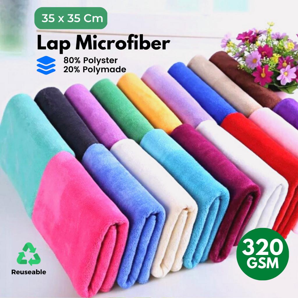 KAIN LAP PIRING ANTI MINYAK TEBAL KAIN LAP MICROFIBER DAPUR LAP CUCI PIRING GELAS CORAL FLEECE