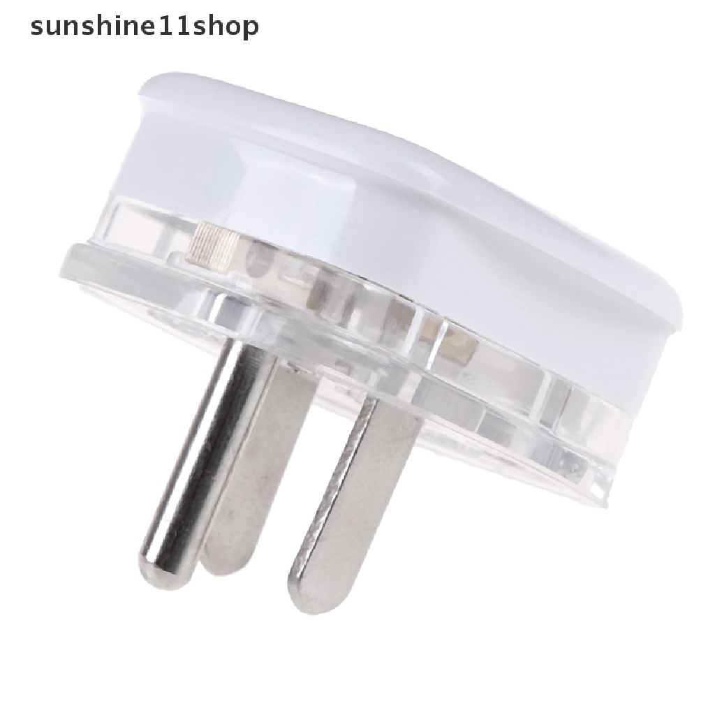 Sho Adaptor Konverter AC Power 3 Pin Plug US 5-15P AC Untuk Travel