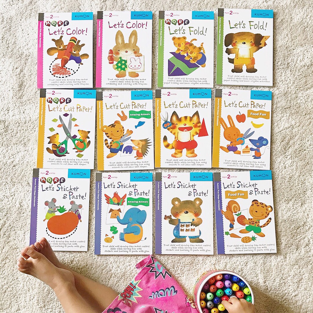READY KUMON First step workbook SET