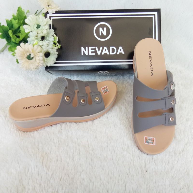 Sandal Wanita Wedges Slop NVada ST