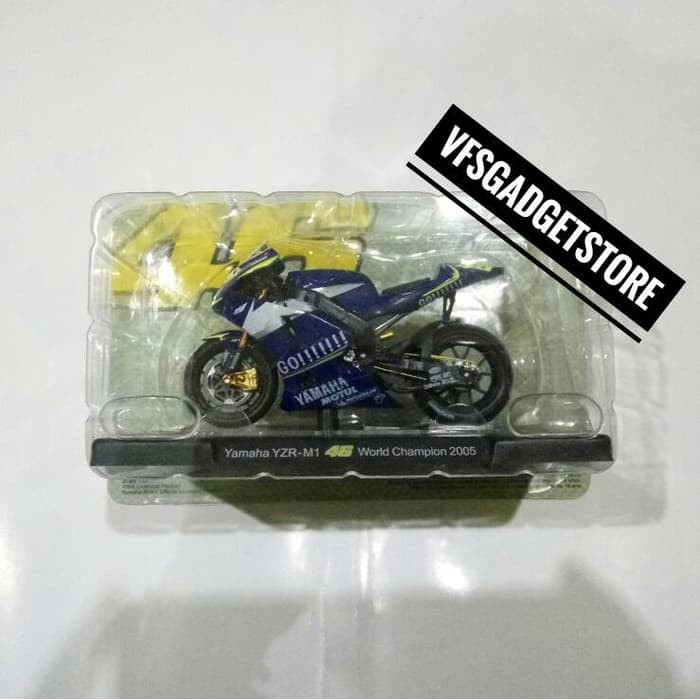 Diecast Motogp - Diecast Ducati - Diecast New Ray Vespa Diecast Valentino Rossi Skala 1:18 Leo