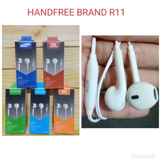 HEADSET / HANDSFREE OPPO TIPE R11 bisa dipakai semua tipe hp