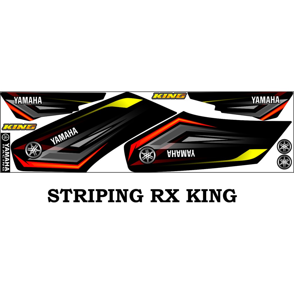 STRIPING NGO VARIASI RX KING-STIKER MOTIF LIS RACING RX KING STRIPING VARIASI