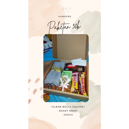 

HAMPERS MURAH DAN UNIK, BISA REQUEST ISI