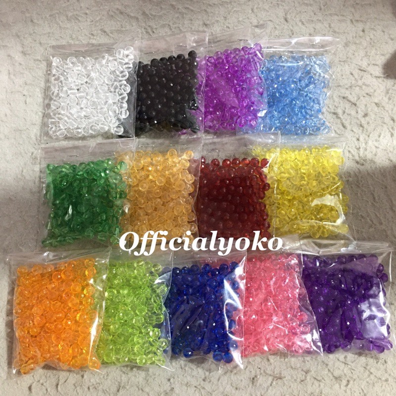 8mm Manik Aklirik / Globe / Bola Dunia / lampion 8mm (30gram)