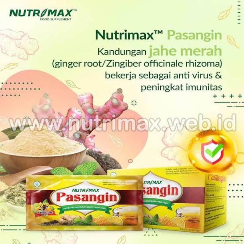 NUTRIMAX PASANGIN TOLAK PAS MASUK ANGIN PILEK MUAL MUNTAH KEMBUNG SAKIT KEPALA ANTANGIN 10