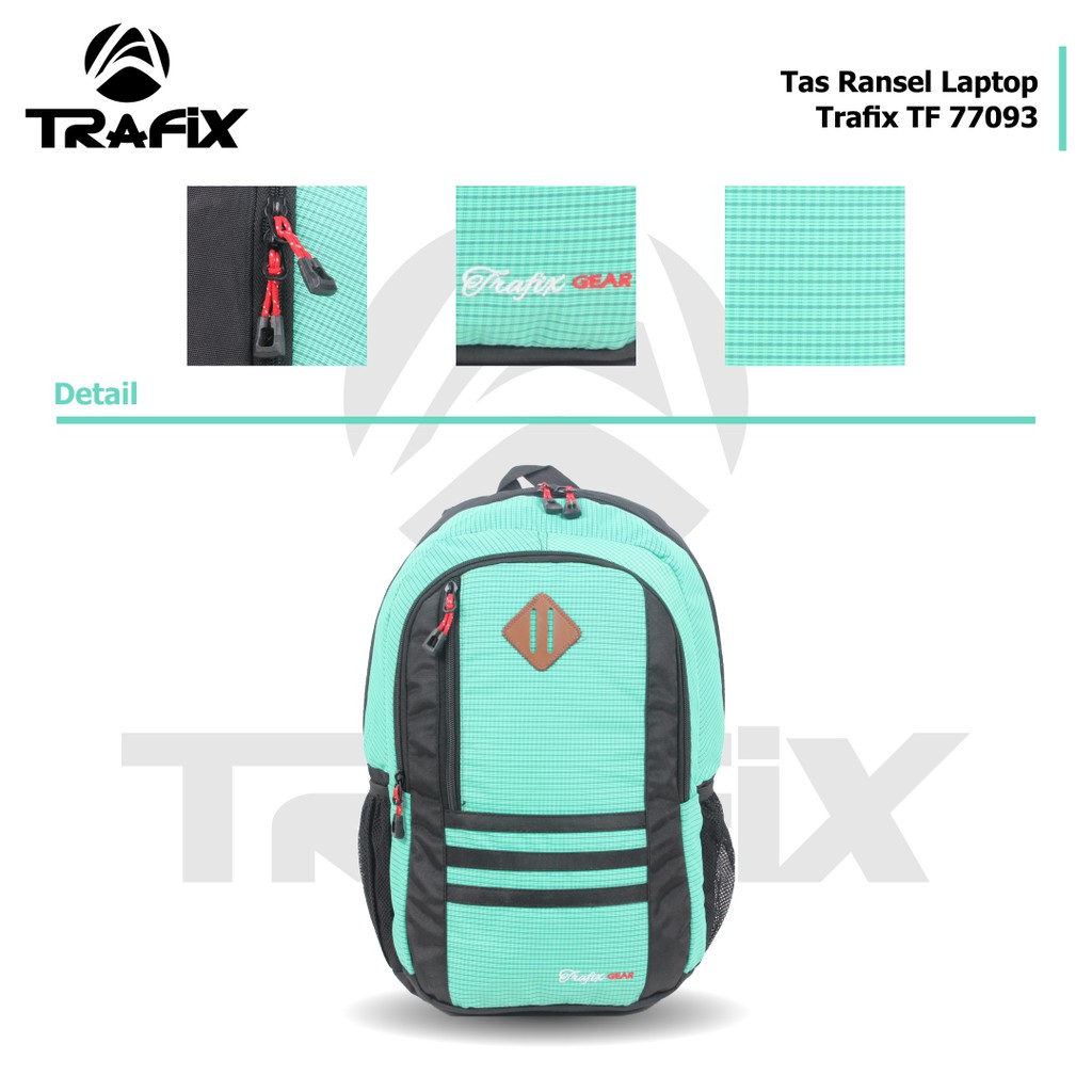 [KLIKTAS] Tas Ransel Pria Trafix 77093 Kerja Sekolah Kuliah Backpack Anti Air Banyak Saku