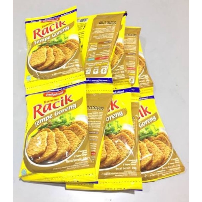 

Indofood Tempe Goreng 1 Rcg Isi 10 Sachet @ 20 Gram