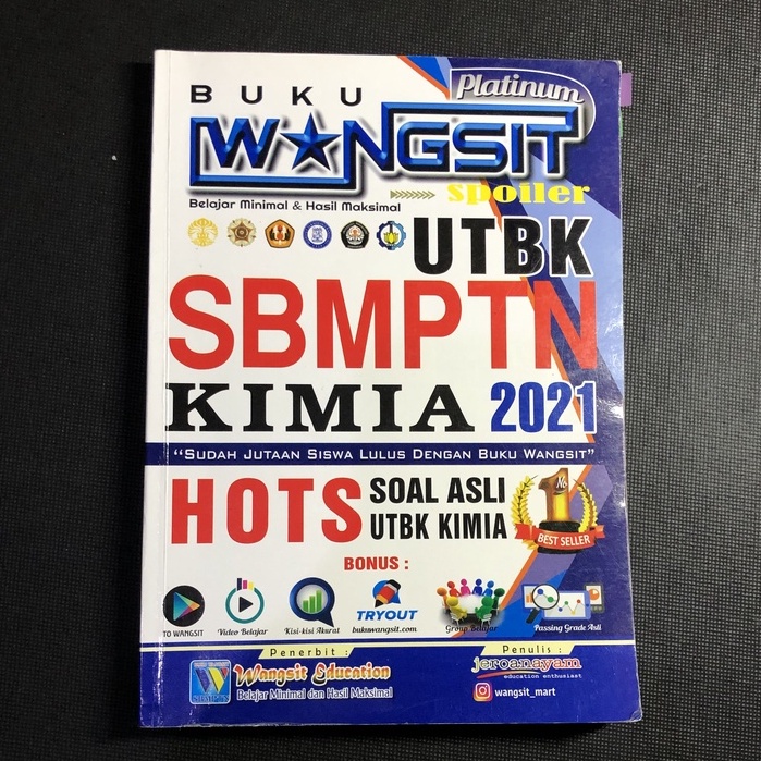 Wangsit Platinum UTBK SBMPTN Kimia 2021✨ [Preloved]