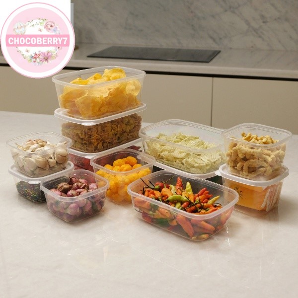 Calista Rumoi Bening Toples Set isi 12pcs container kulkas wadah plastik kotak makan