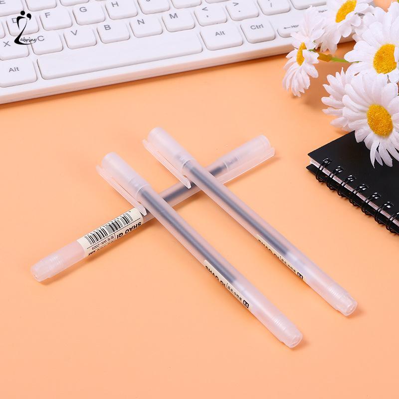 Scrub Tabung Jarum Penuh 0.5mm Kantor Alat Tulis Siswa Pena Tanda Tangan Pena Karbon Isi Ulang Z